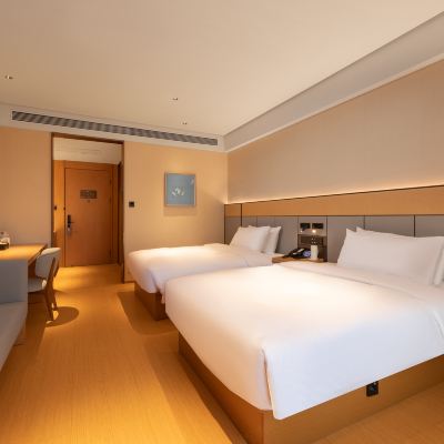 雙床房+65寸電視投屏+小冰箱 全季酒店（珠海人民西路店）優惠