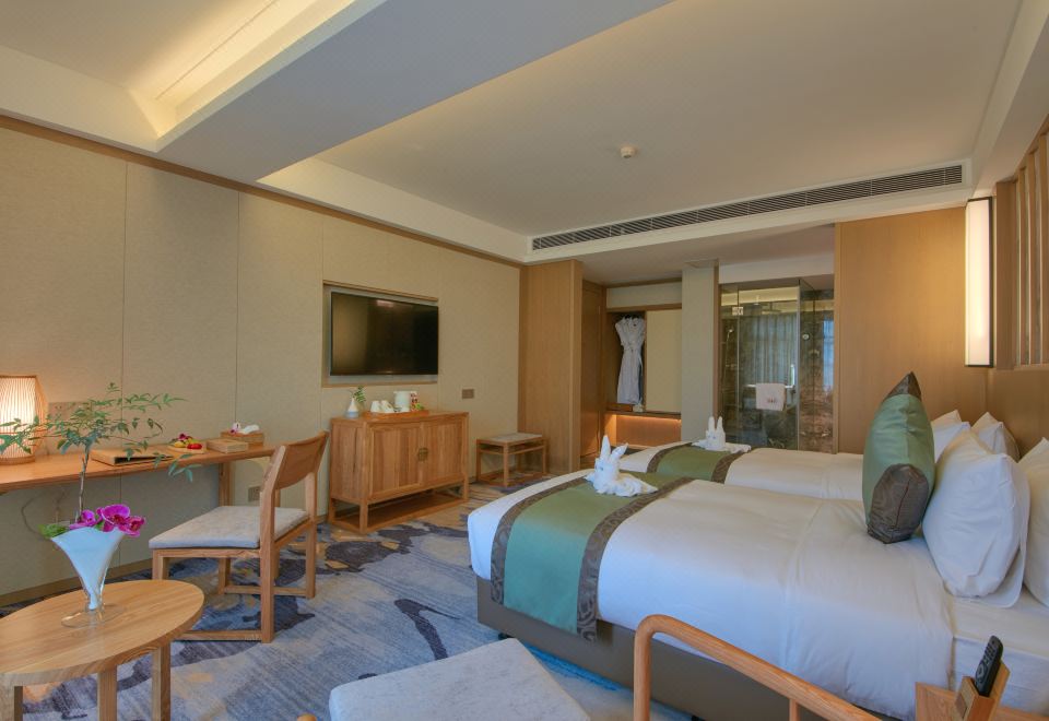 谷风庭院双床房