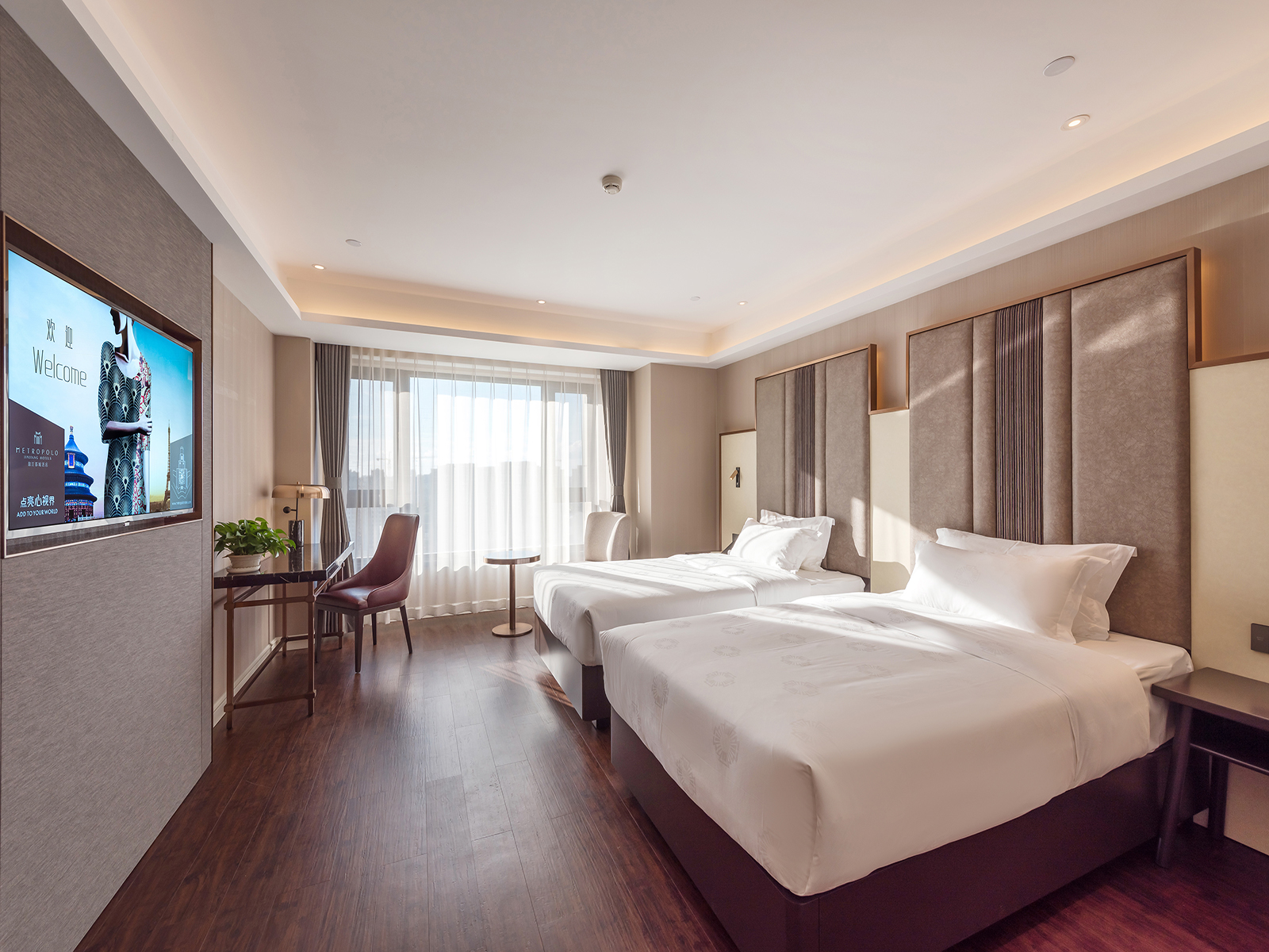 风雅双床房（零压舒眠床垫）