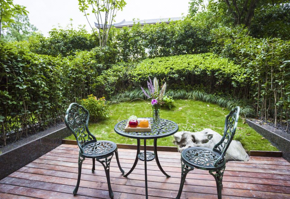 私密庭院双床房