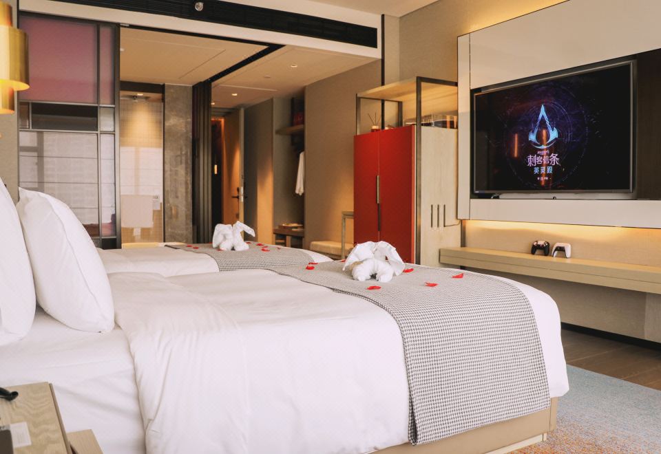 次世代P5电竞游戏主题双床房