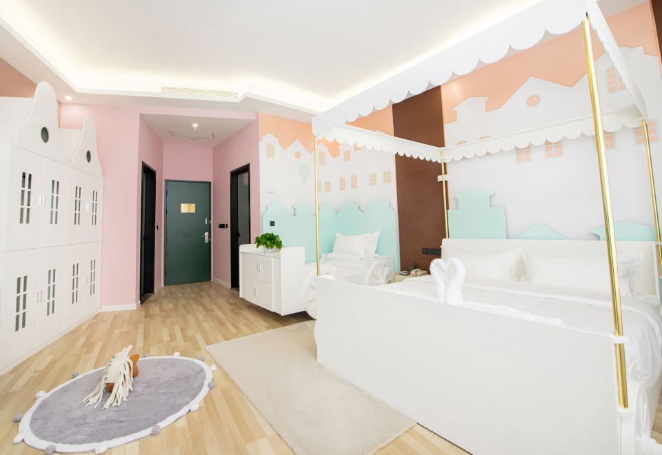 城市与马车主题房