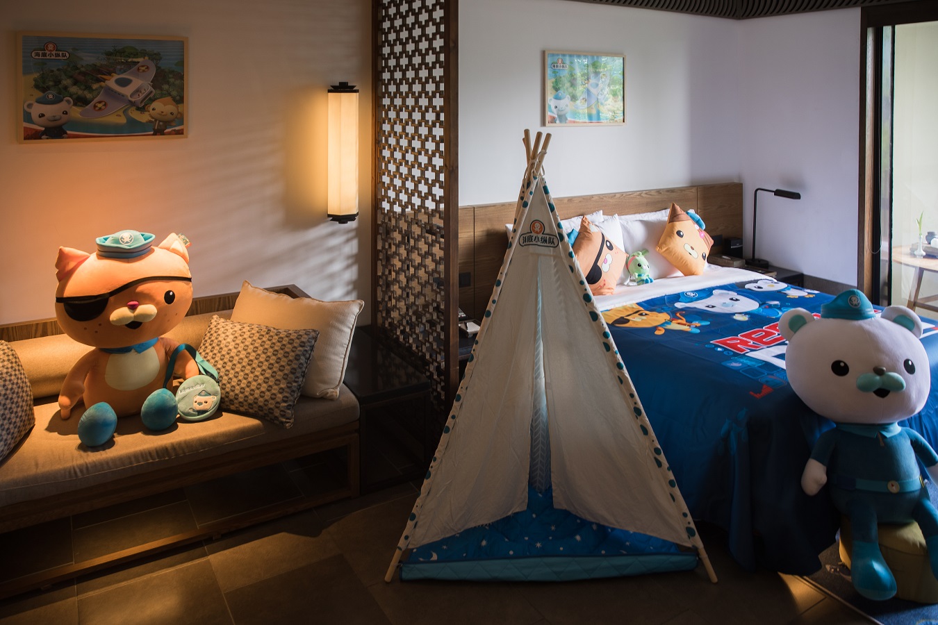 海底小纵队亲子房丨萌娃帐篷