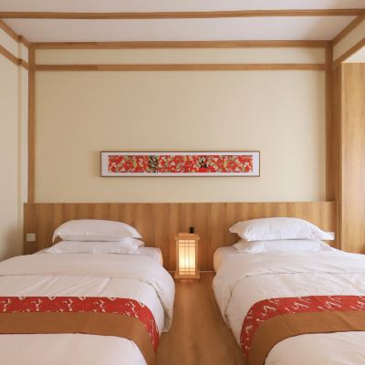 悦 | 悦享雙床房【榻榻米+智能馬桶+小童床圍】 珠海根本家日系民宿優惠