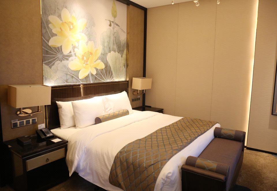 董事套房（繁華街景+加濕凈化一體機+斯林百蘭床墊）