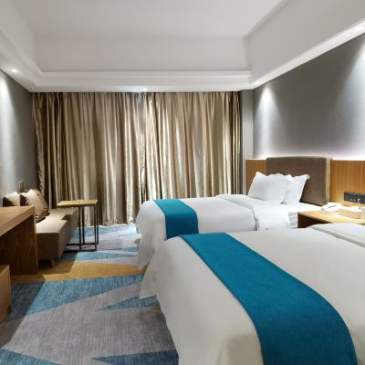 逸眠雙床房（靜音床墊+動人夜景） Amigo米閣酒店（東莞火車站店）優惠