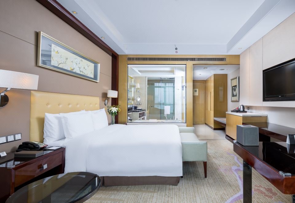 豪华大床房-（杜拉维特衞浴+金可儿床垫+超大豪华浴缸）