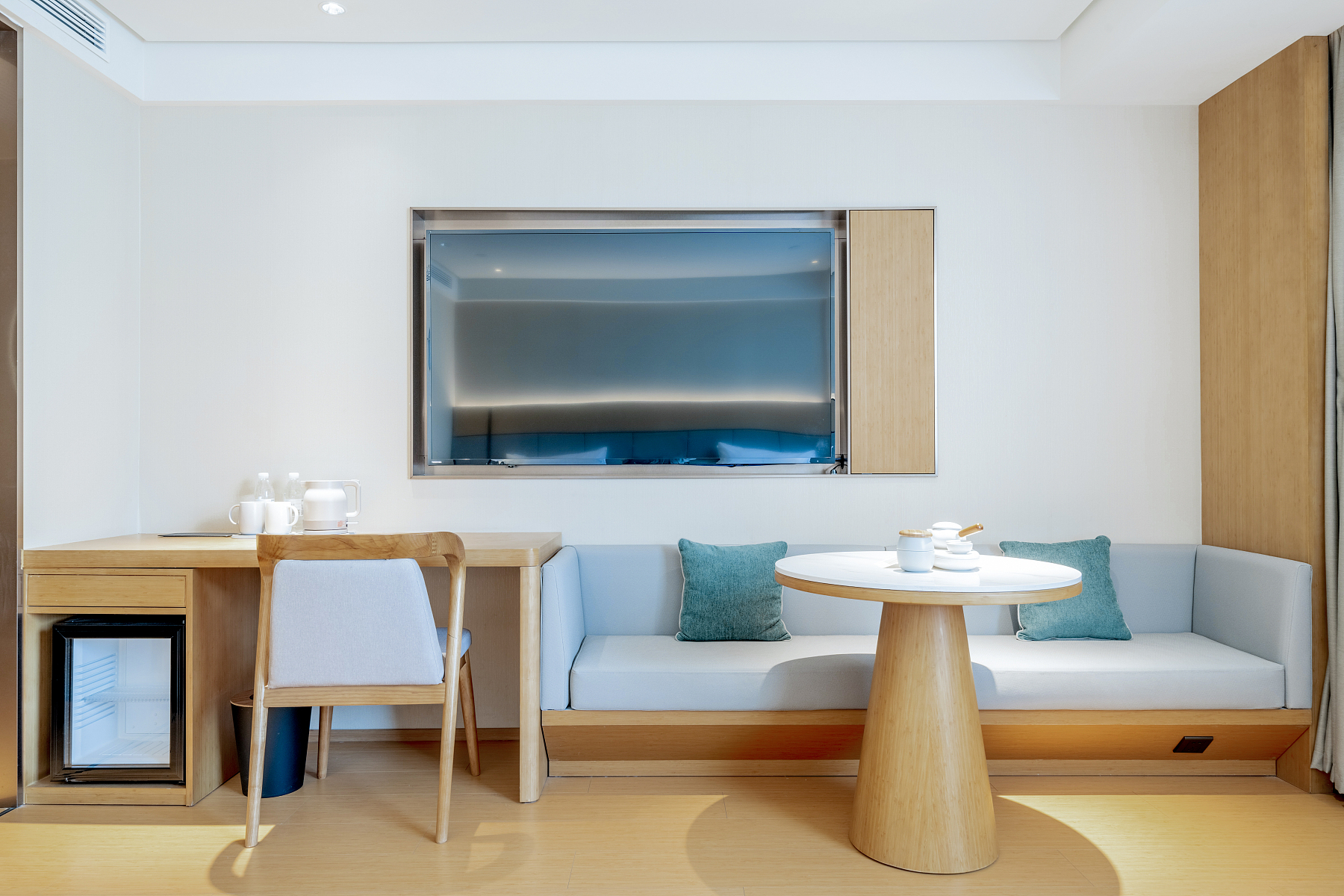 双床房（可投屏65寸电视+冰箱+金可儿床垫）