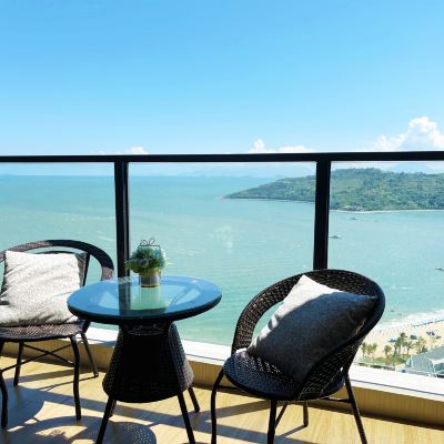 蔚藍·一線海景雙床房 惠州花季度假公寓（華潤小徑灣店）優惠