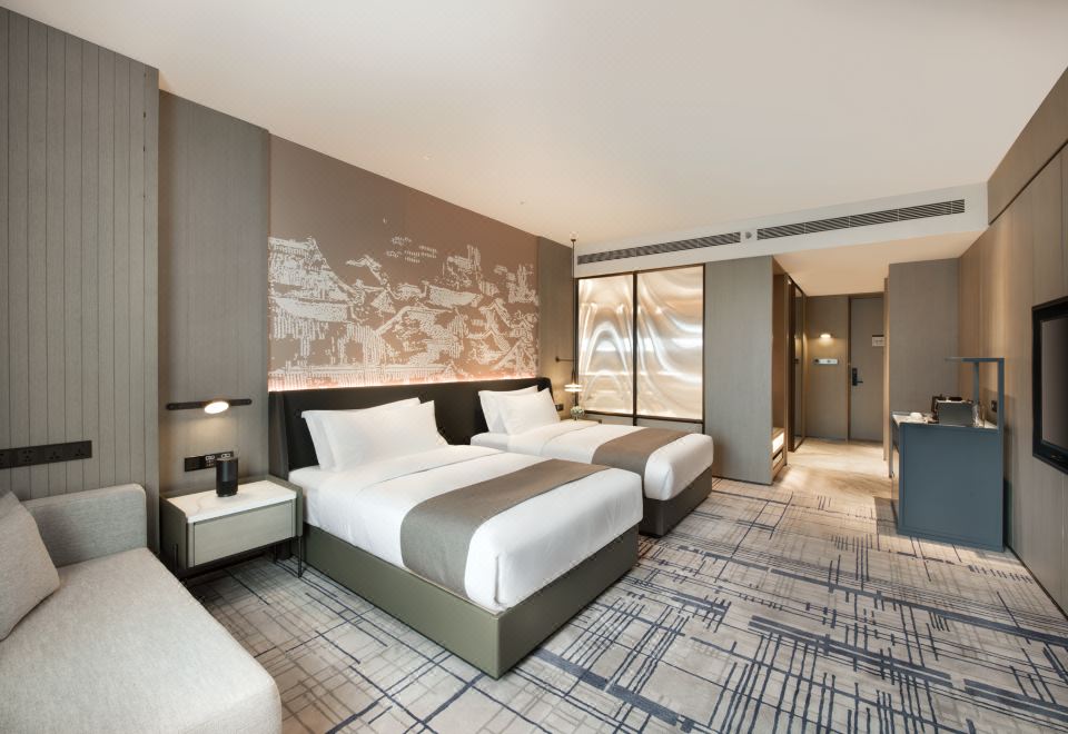 高級園景雙床房