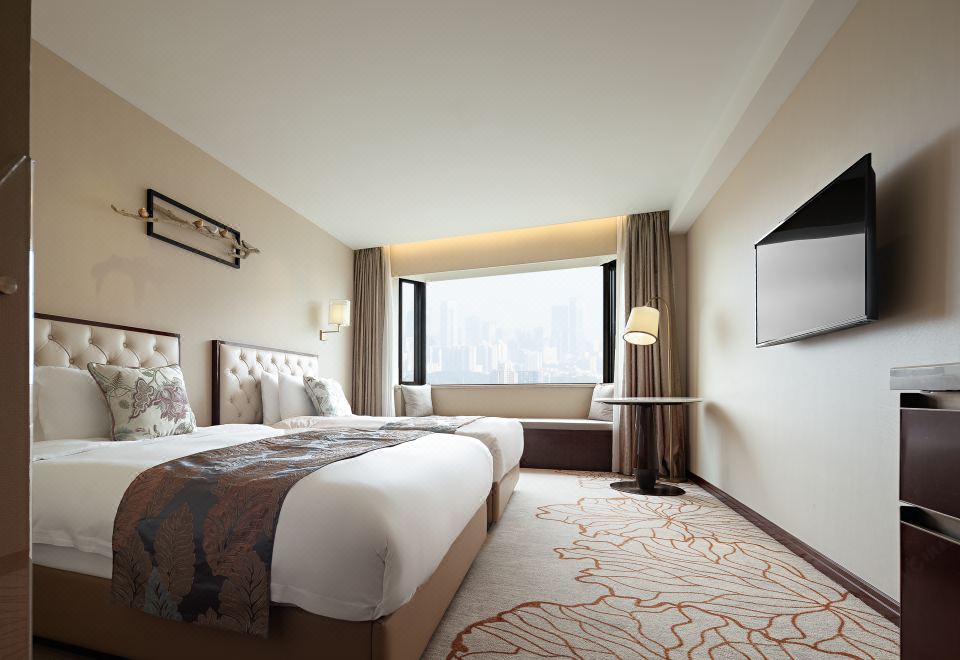 Friendship Hotel HangzhouBusiness City-view Twin  Room