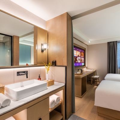 心享豪華雙床房（智能客控） 北京雍和宮漫心飯店優惠