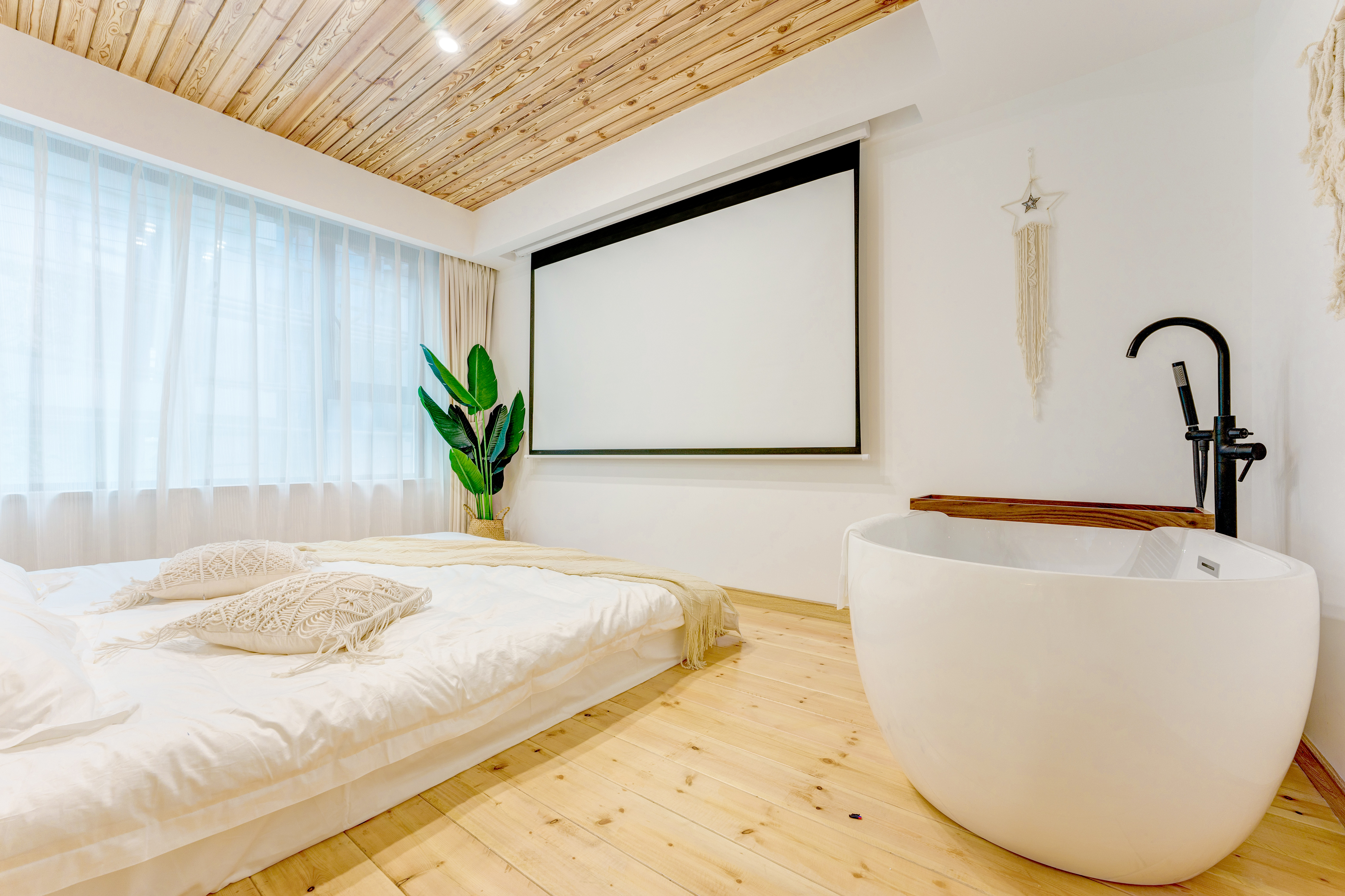 笙澜-榻榻米浴缸大床房