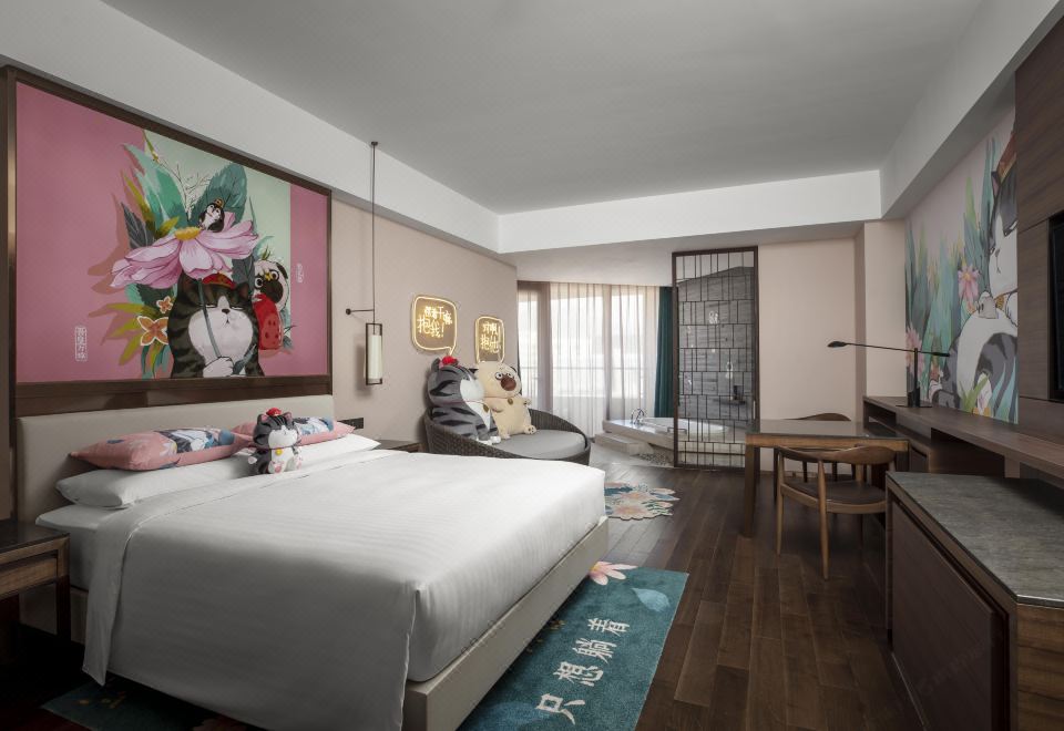 吾皇万睡主题阳台大床客房