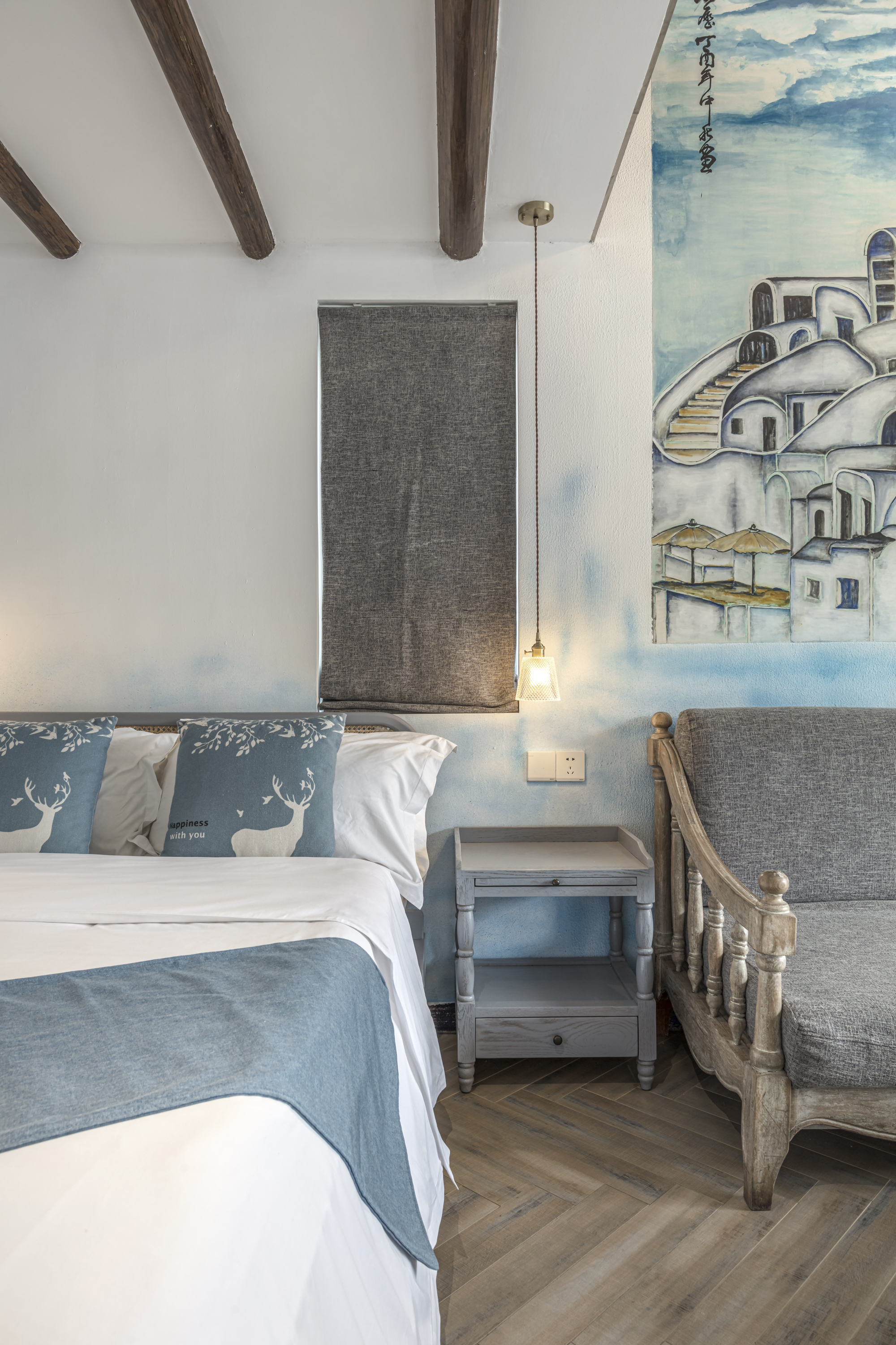 圣托里尼露台复式亲子套房