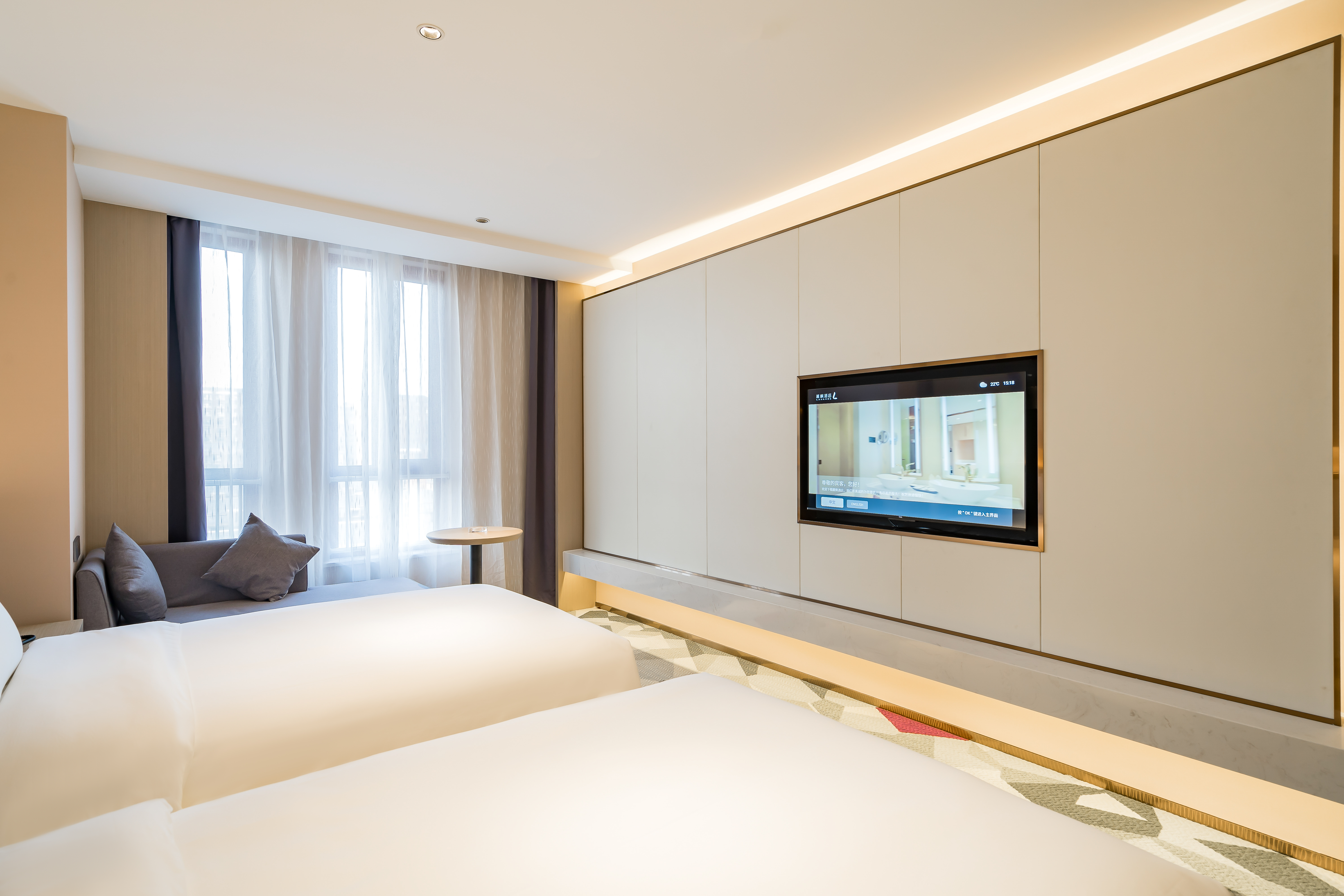 商务双床房（智能客控+可投屏+慕思床垫）