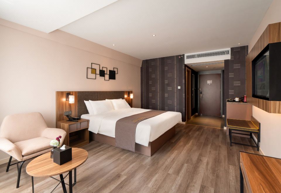 商务大床房【英伦风格，55寸可投屏电视】