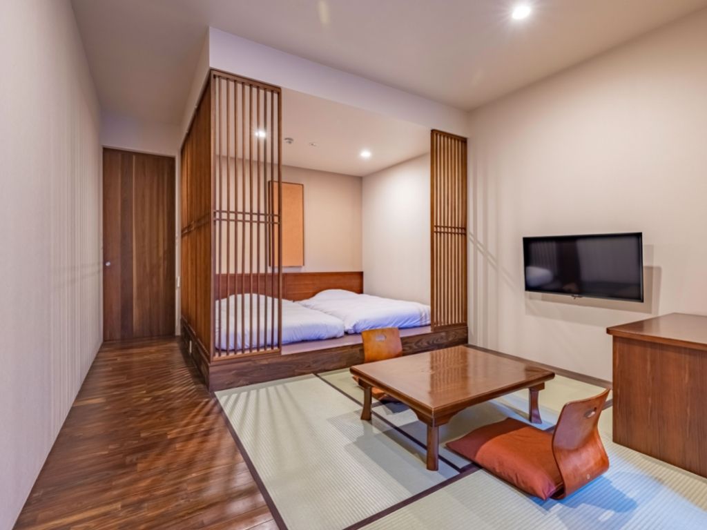 Sengokuhara Shinanoki Ichinoyu附楼高级日式双床房（带露天浴池）