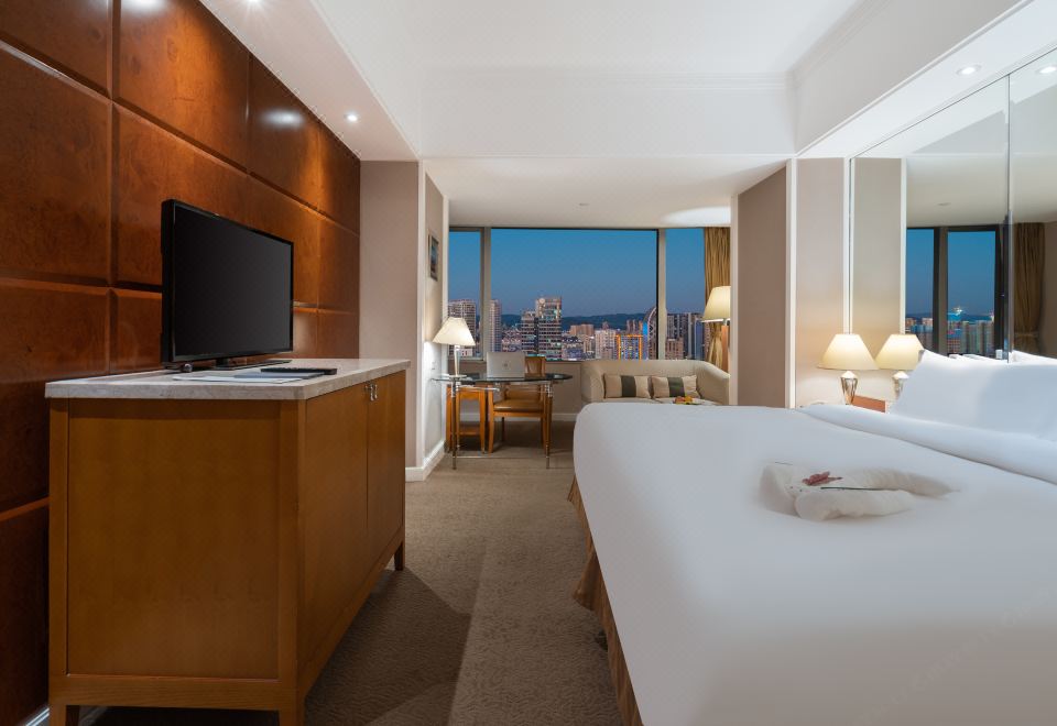 高級大床房「地毯+小冰箱+浴缸」