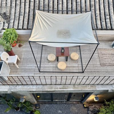 【私享露台】禪意大床房帶露台107 北京晨源客棧優惠