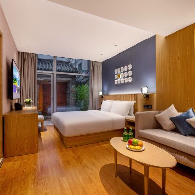 精選徽式小院（獨立露台+浴缸+小冰箱+65寸電視投屏） 桔子水晶北京崇文門飯店優惠