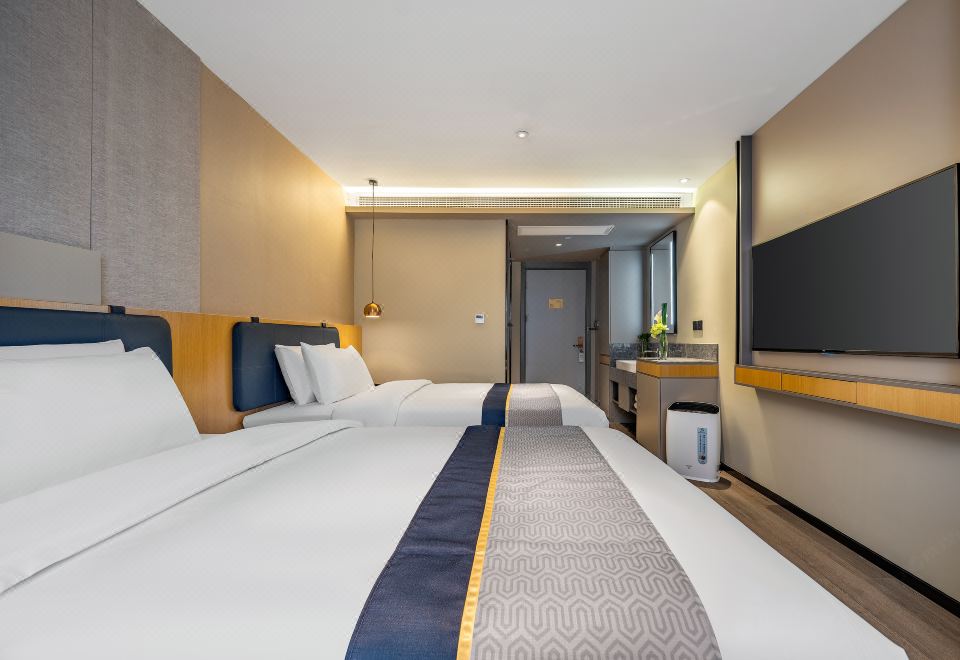 安心睡安睡雙床房（零壓床墊+空氣凈化器）