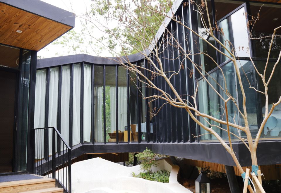 穿林·3号小木屋温泉房