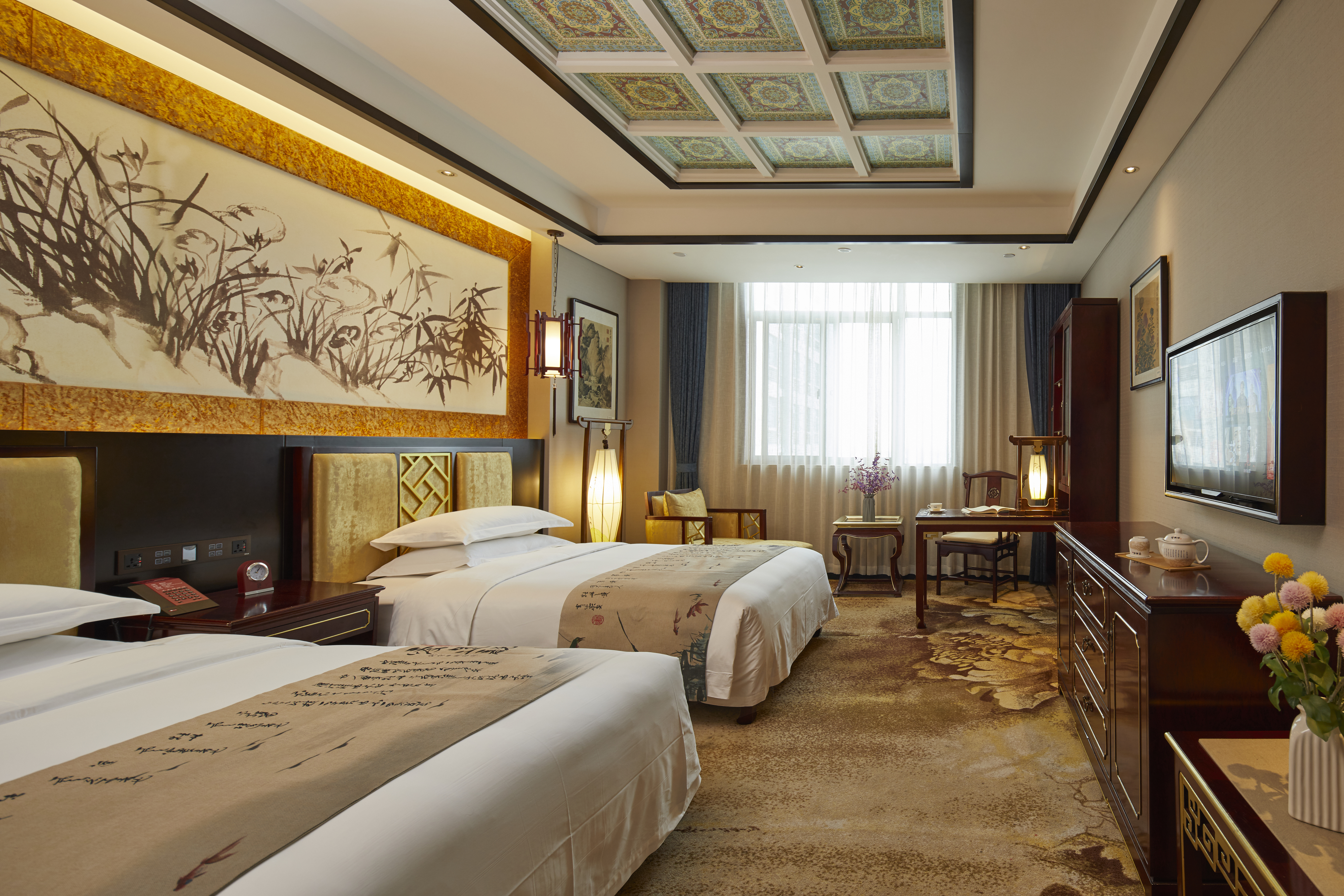 江潮连海豪华双床房