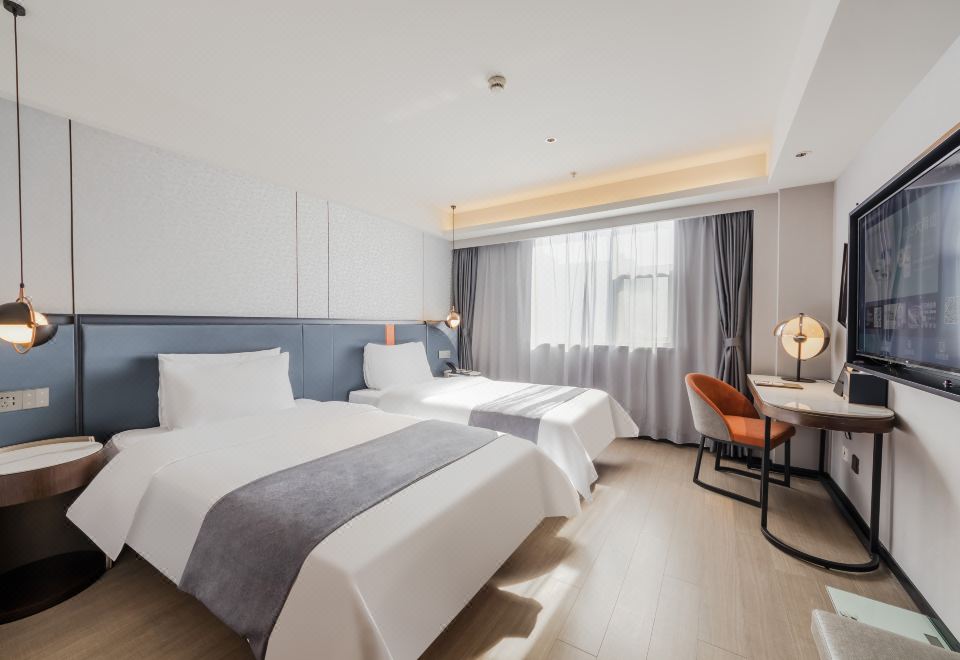 高级双床房【欧式风格+投屏电视+智能客控】