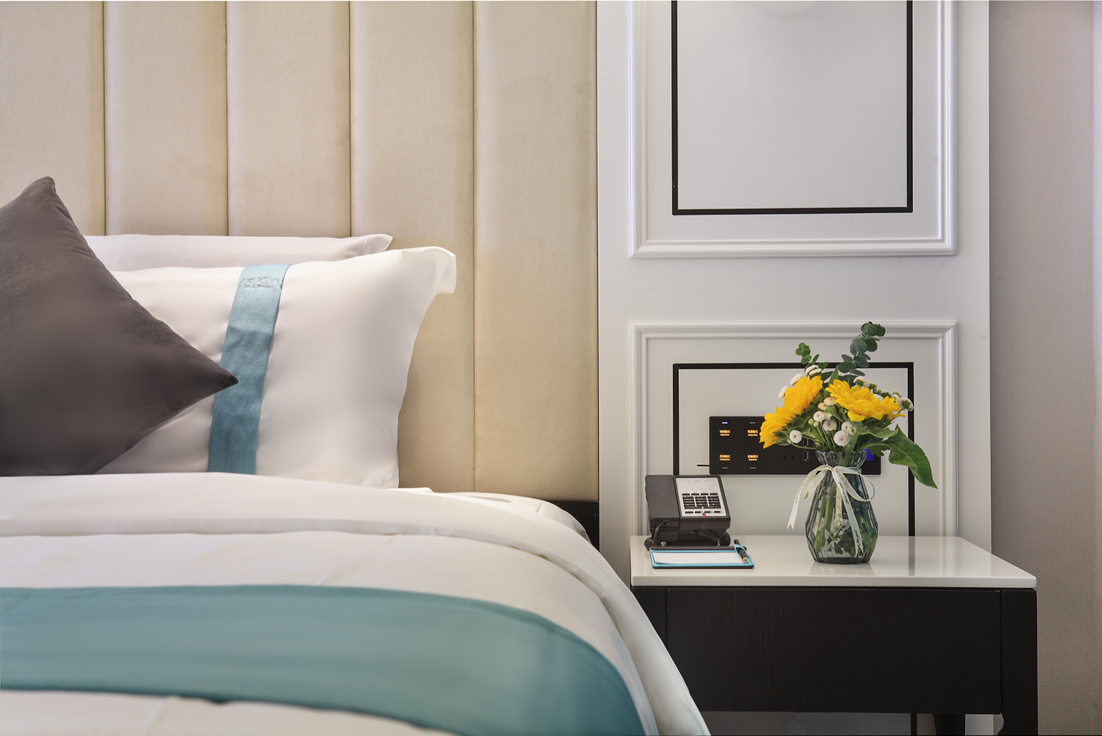 希岸豪华双床房（时尚轻奢｜智慧客控｜风尚投屏）