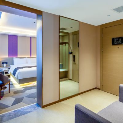 花園景觀大床房（智能客控+慕斯床墊+空氣凈化機） 麗楓飯店（太原五一廣場柳巷店）優惠