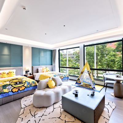 璃上·城景家庭親子房（minibar） 珠海璃上飯店（情侶路海濱泳場店）優惠