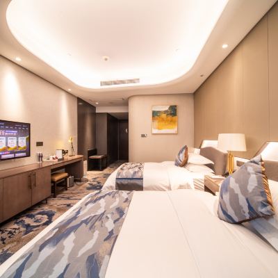 商務雙床房【超大浴缸】【空氣凈化器】【智能馬桶】 濮院F景瀾飯店優惠