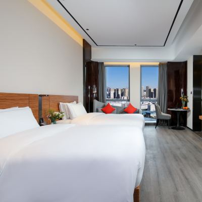 豪華雙床房（私享Coffee機+冰箱+逸扉專屬浴袍+浴缸） 成都玉林路省體育館逸扉飯店優惠