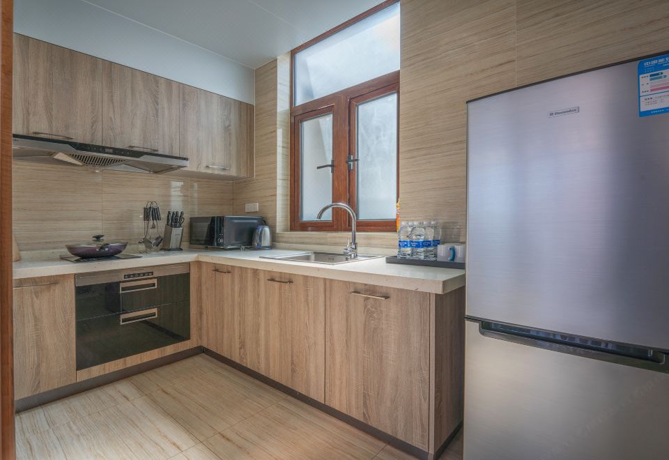 Yage Two-Bedroom One-Living Room Family Suite (Basic Kitchen)