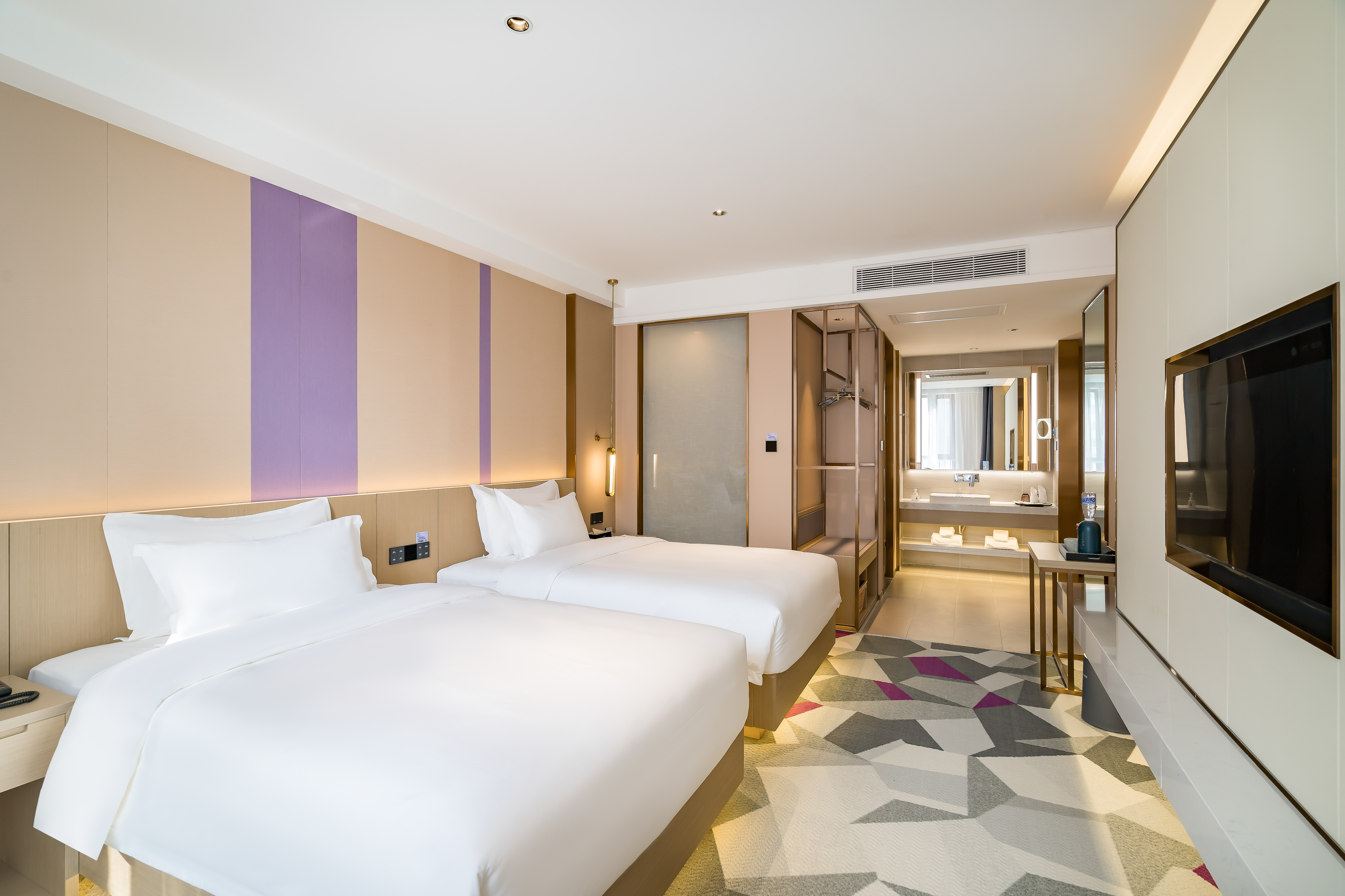 纯净自然双床房（杀菌模块+除蟎仪+空气净化）