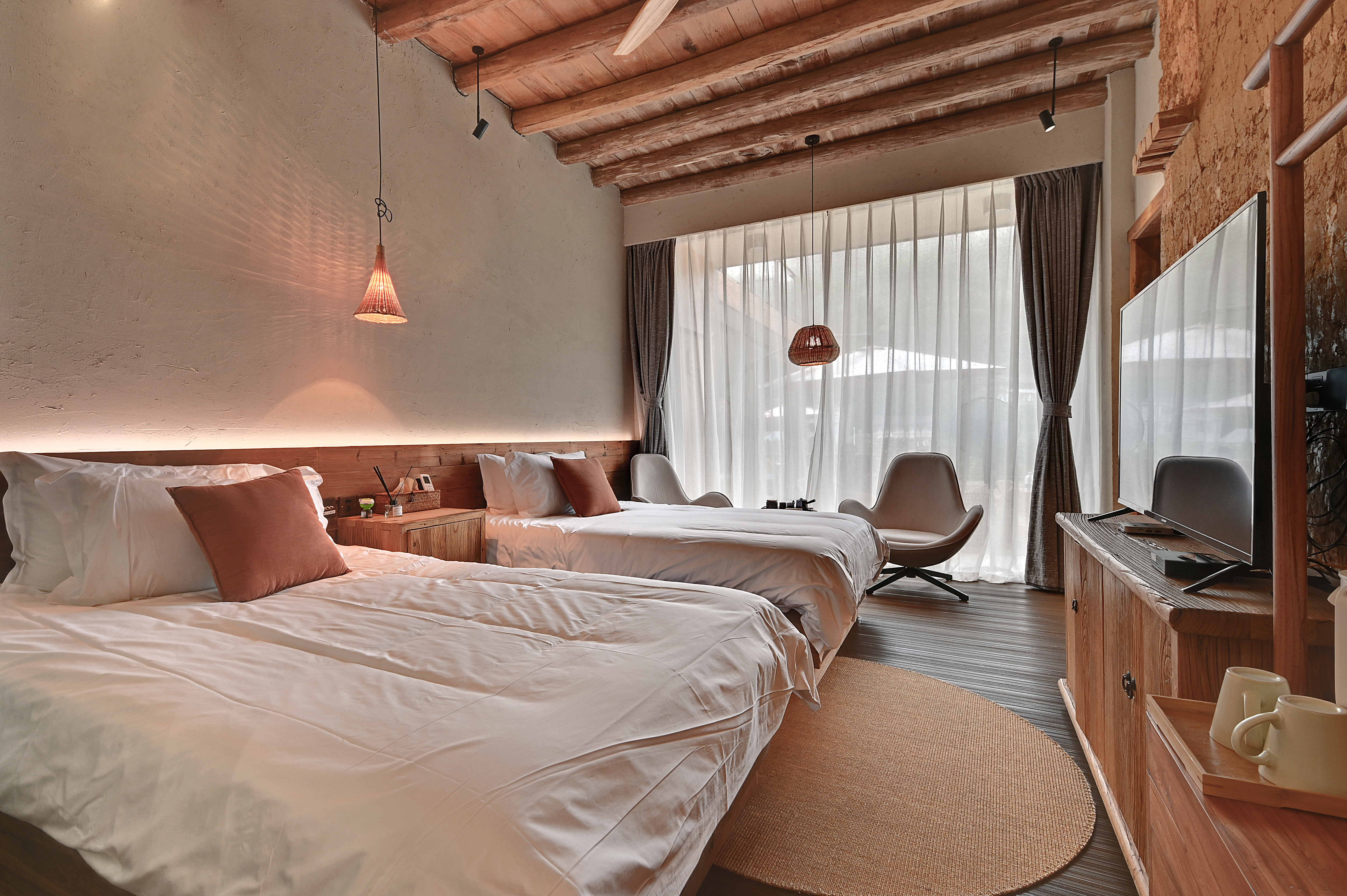 那寨溪居-拈花-精致双床房