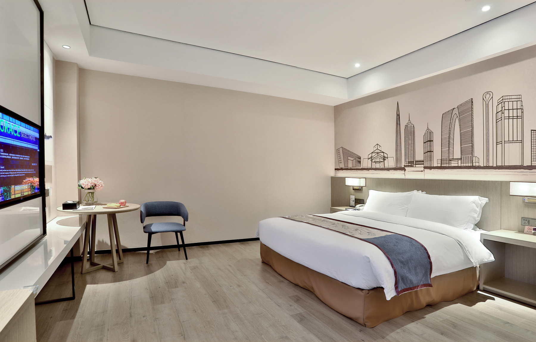 舒適健康大床房（空氣凈化器+高清電視+香薰）