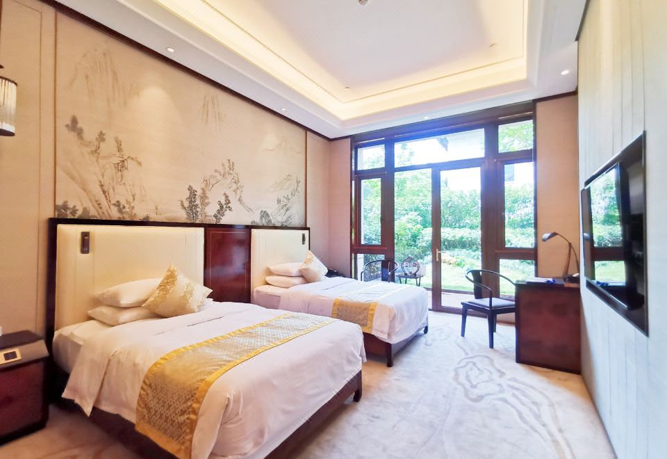 私密庭院双床房
