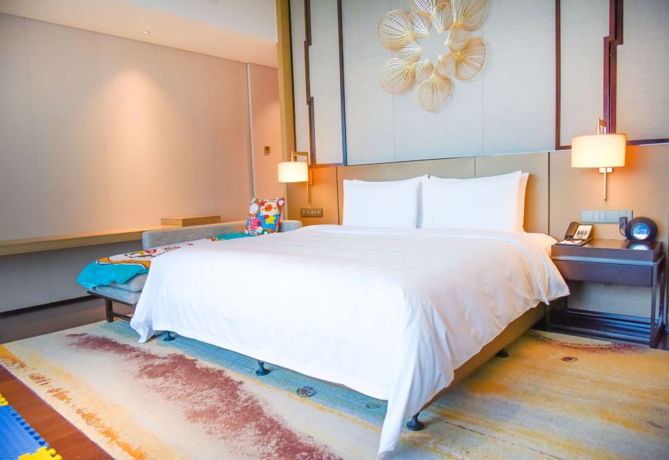 高级海湾景观超大床房小童主题（一线海景+卡通布置）