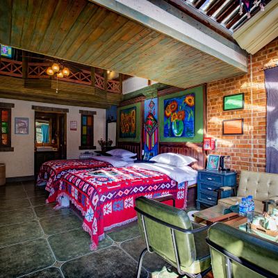 春原｜loft複式家庭房+馬歇爾音響+智能投影 沙溪絕對藝術·Absolute民宿優惠