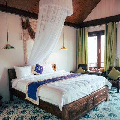 Deluxe River view Double room （Shared Bathroom And Washroom） Tam Coc Papaya Villa Promo Code