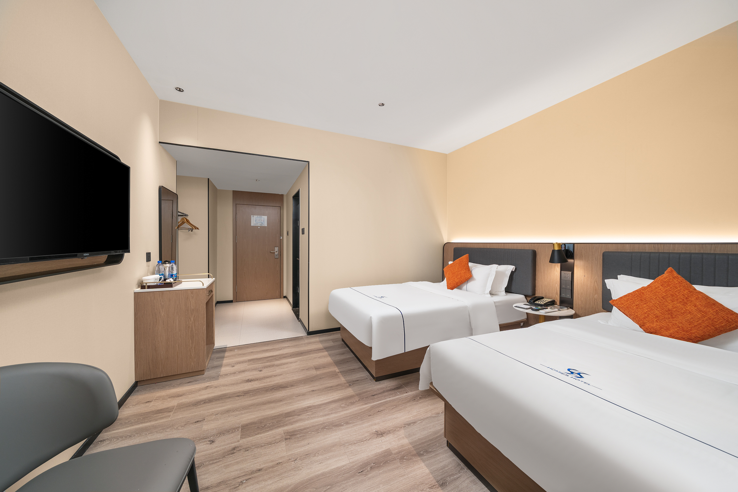 活力豪華雙床房『零壓床墊+舒適睡眠』