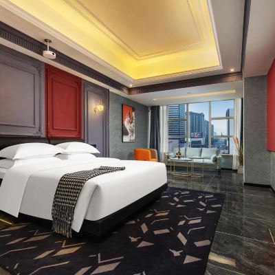 Xiangxie Lise Business Double Bed Room (VIP Cinema) 凱悦星享酒店（長沙IFS國金中心店）優惠