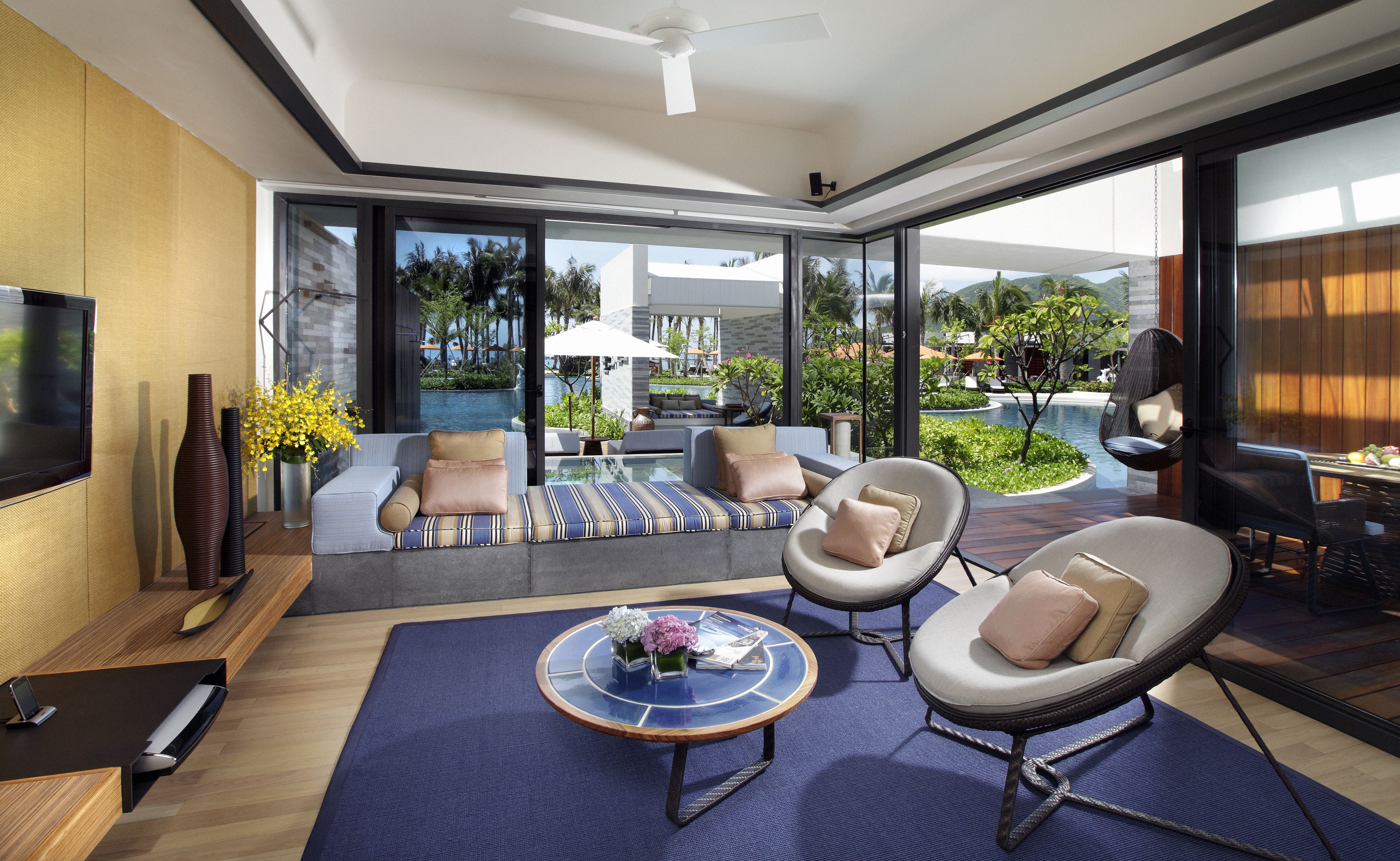 單臥別墅+大床+戶外休閑區