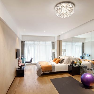 豪華大床房 杭州EFC澳美國際飯店公寓（萬創國際店）優惠