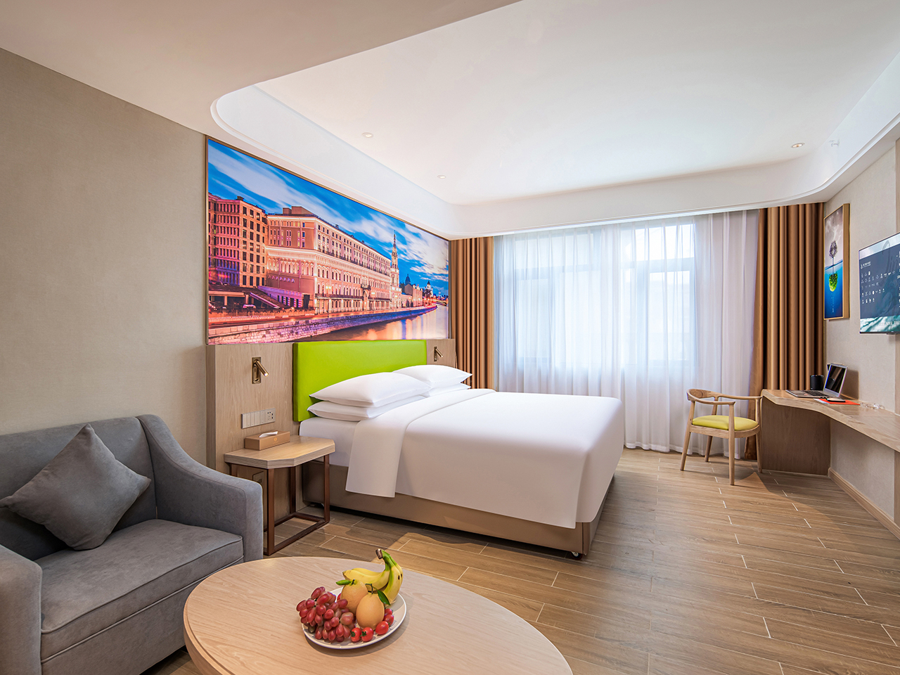 商务大床房（小度全屋智能+空气净化器+愉梦床垫）