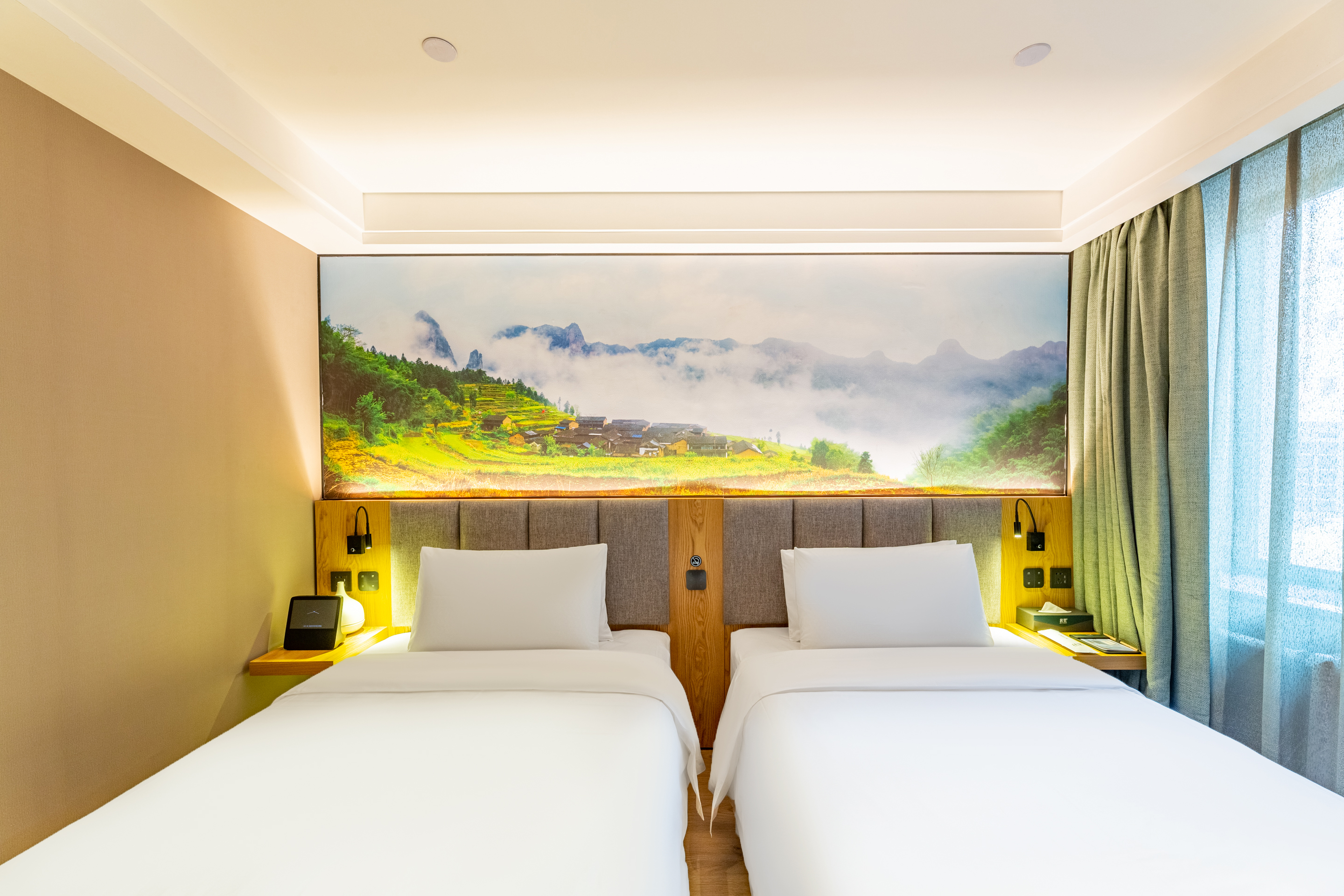 舒适双床房（全屋智能+加湿器+独立空调+独立冰箱）