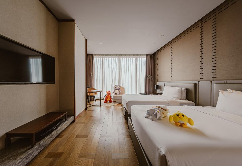 快樂星球親子主題雙床房