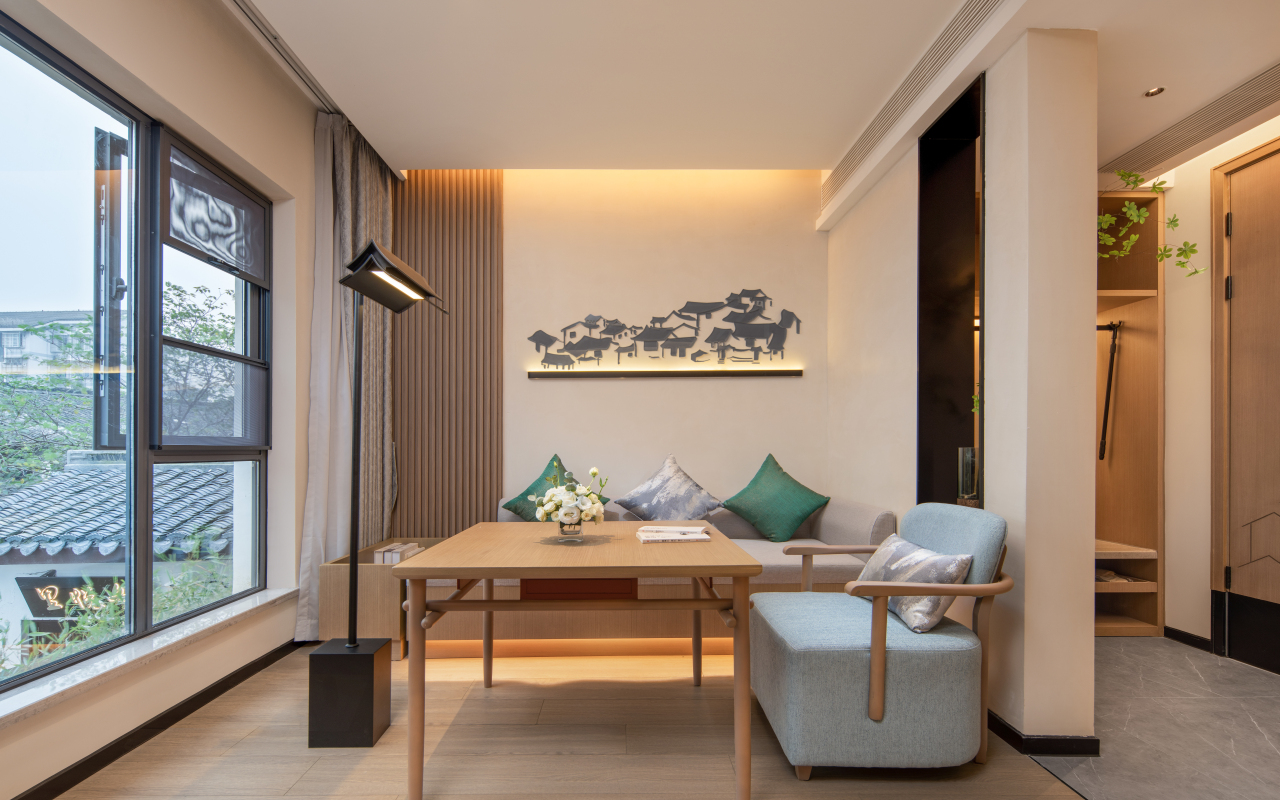 龙山一号·浴缸河景套房（江南美景+随心所“浴”缸）